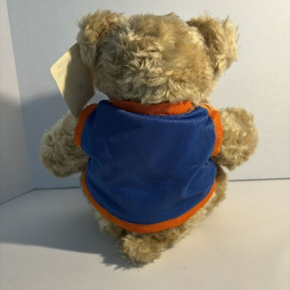 GUND Pottery Barn BASKETBALL CLANCY TEDDY BEAR 10" Kids Plush Stuffed Animal Toy - Picture 3 of 8